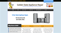 Desktop Screenshot of goldenstateappliancerepair.com
